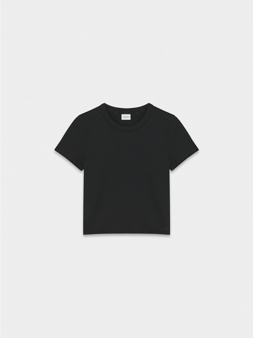 Aritzia Sunday Best Little Ribbed T-Shirt - Black